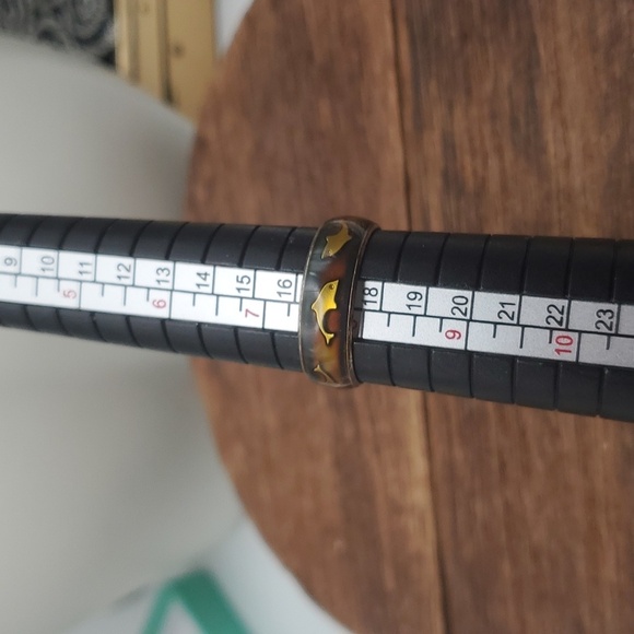 Dolphin aquatic Sealife mood‎ ring size 8 R432 🌟 - Picture 3 of 4